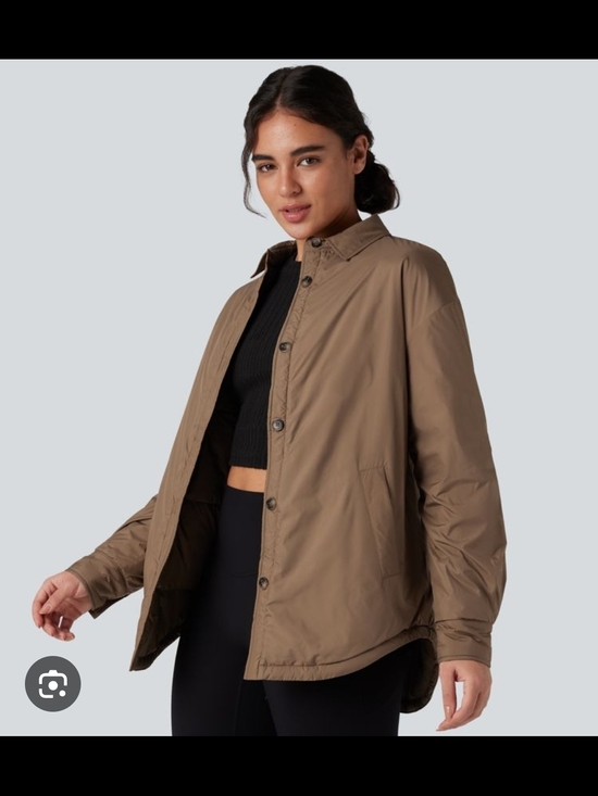HALARA Jackets & Blazers - Women's Water Repellant Collar Curved Hem Casual Jacket
